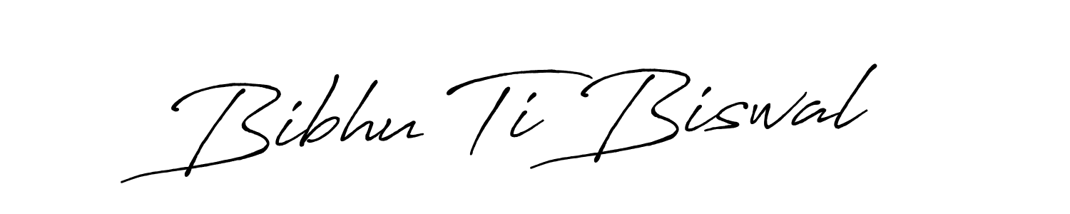 Also we have Bibhu Ti Biswal name is the best signature style. Create professional handwritten signature collection using Antro_Vectra_Bolder autograph style. Bibhu Ti Biswal signature style 7 images and pictures png