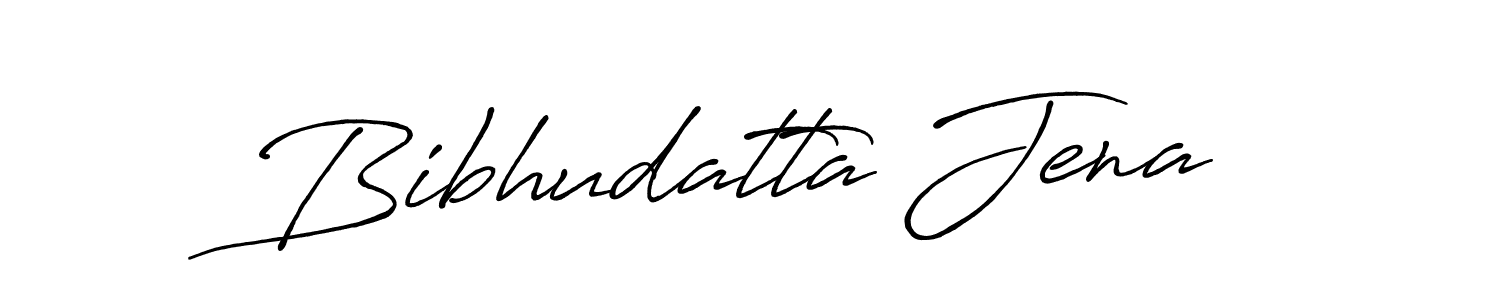 Make a beautiful signature design for name Bibhudatta Jena. With this signature (Antro_Vectra_Bolder) style, you can create a handwritten signature for free. Bibhudatta Jena signature style 7 images and pictures png