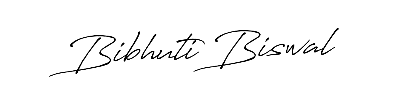 Create a beautiful signature design for name Bibhuti Biswal. With this signature (Antro_Vectra_Bolder) fonts, you can make a handwritten signature for free. Bibhuti Biswal signature style 7 images and pictures png