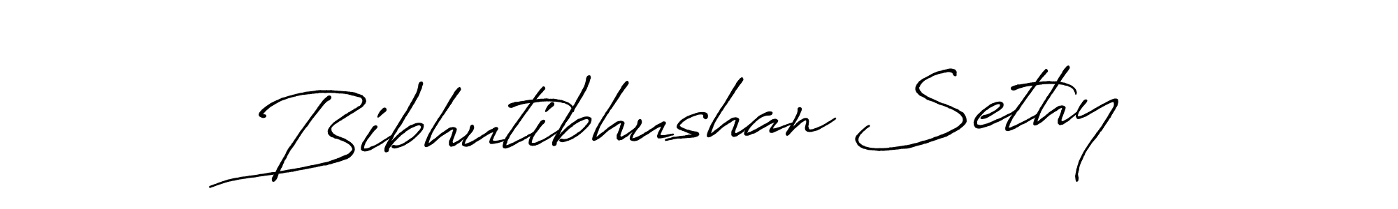 Make a beautiful signature design for name Bibhutibhushan Sethy. With this signature (Antro_Vectra_Bolder) style, you can create a handwritten signature for free. Bibhutibhushan Sethy signature style 7 images and pictures png