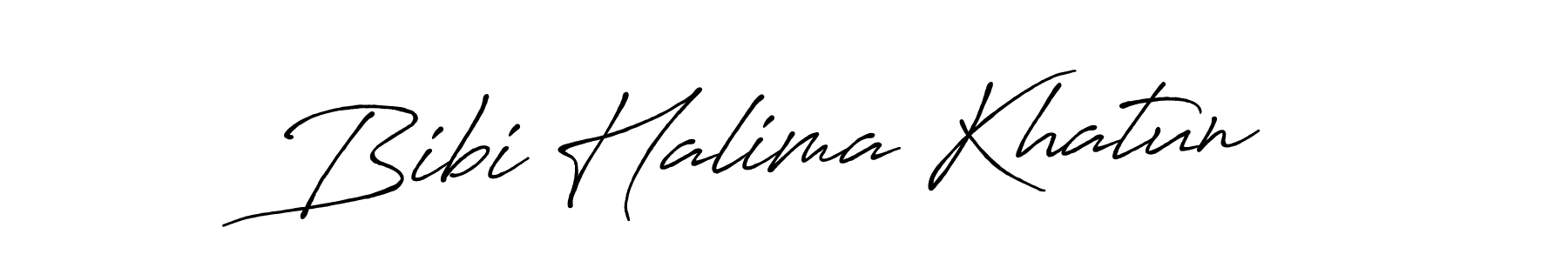 Make a short Bibi Halima Khatun signature style. Manage your documents anywhere anytime using Antro_Vectra_Bolder. Create and add eSignatures, submit forms, share and send files easily. Bibi Halima Khatun signature style 7 images and pictures png