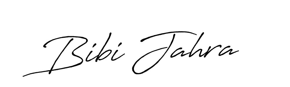 Make a beautiful signature design for name Bibi Jahra. With this signature (Antro_Vectra_Bolder) style, you can create a handwritten signature for free. Bibi Jahra signature style 7 images and pictures png