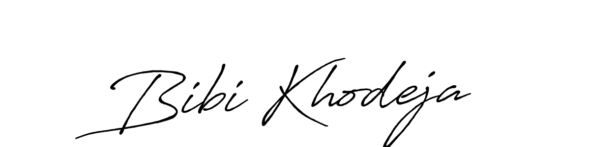 Make a beautiful signature design for name Bibi Khodeja. Use this online signature maker to create a handwritten signature for free. Bibi Khodeja signature style 7 images and pictures png