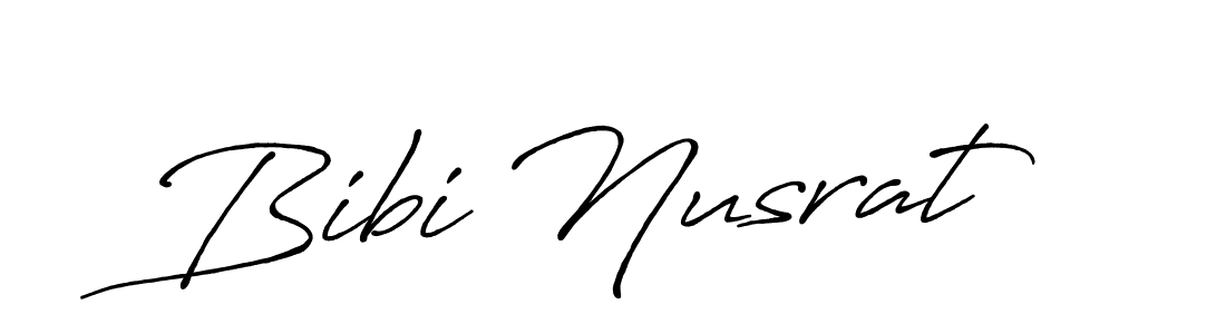 Once you've used our free online signature maker to create your best signature Antro_Vectra_Bolder style, it's time to enjoy all of the benefits that Bibi Nusrat name signing documents. Bibi Nusrat signature style 7 images and pictures png
