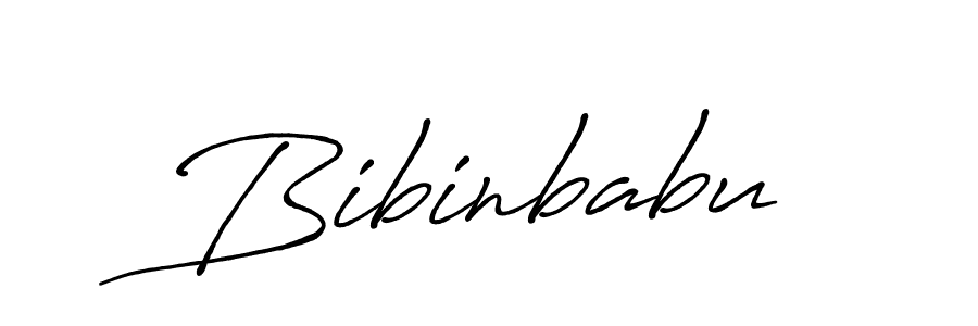 Use a signature maker to create a handwritten signature online. With this signature software, you can design (Antro_Vectra_Bolder) your own signature for name Bibinbabu. Bibinbabu signature style 7 images and pictures png