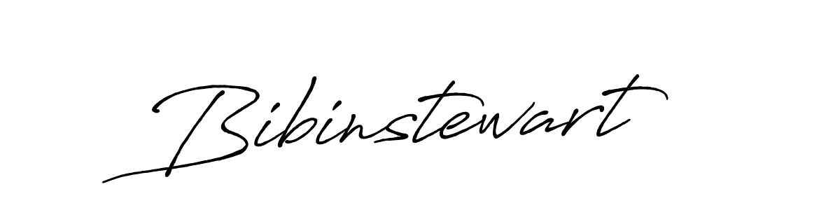 How to make Bibinstewart name signature. Use Antro_Vectra_Bolder style for creating short signs online. This is the latest handwritten sign. Bibinstewart signature style 7 images and pictures png