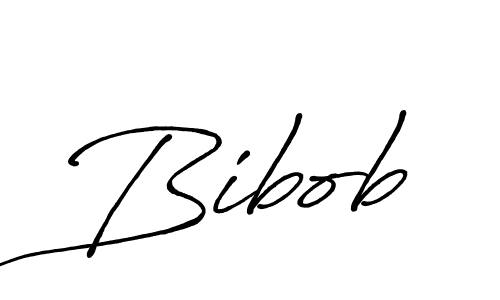 The best way (Antro_Vectra_Bolder) to make a short signature is to pick only two or three words in your name. The name Bibob include a total of six letters. For converting this name. Bibob signature style 7 images and pictures png