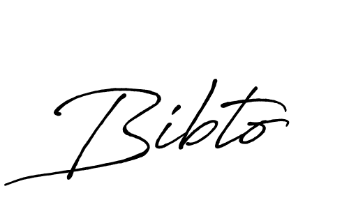 How to make Bibto signature? Antro_Vectra_Bolder is a professional autograph style. Create handwritten signature for Bibto name. Bibto signature style 7 images and pictures png