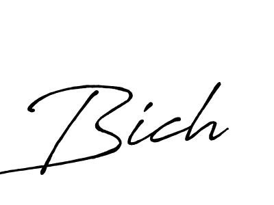 Also we have Bich name is the best signature style. Create professional handwritten signature collection using Antro_Vectra_Bolder autograph style. Bich signature style 7 images and pictures png