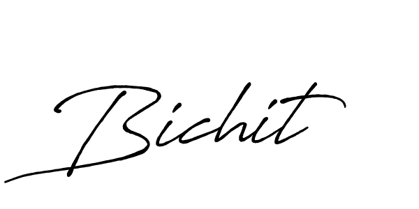 Also we have Bichit name is the best signature style. Create professional handwritten signature collection using Antro_Vectra_Bolder autograph style. Bichit signature style 7 images and pictures png