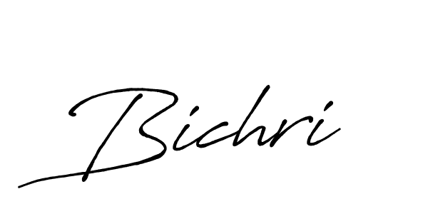 Make a beautiful signature design for name Bichri. With this signature (Antro_Vectra_Bolder) style, you can create a handwritten signature for free. Bichri signature style 7 images and pictures png