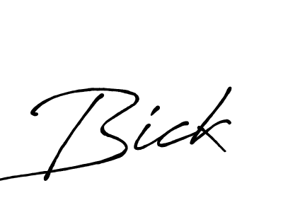 How to Draw Bick signature style? Antro_Vectra_Bolder is a latest design signature styles for name Bick. Bick signature style 7 images and pictures png