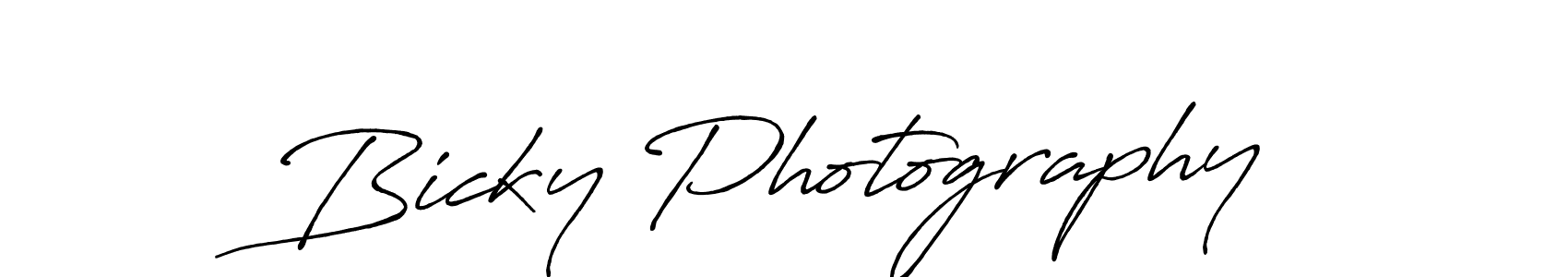 Make a short Bicky Photography signature style. Manage your documents anywhere anytime using Antro_Vectra_Bolder. Create and add eSignatures, submit forms, share and send files easily. Bicky Photography signature style 7 images and pictures png