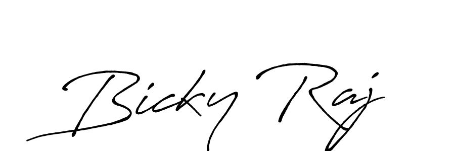 It looks lik you need a new signature style for name Bicky Raj. Design unique handwritten (Antro_Vectra_Bolder) signature with our free signature maker in just a few clicks. Bicky Raj signature style 7 images and pictures png