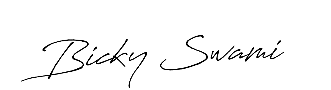 Here are the top 10 professional signature styles for the name Bicky Swami. These are the best autograph styles you can use for your name. Bicky Swami signature style 7 images and pictures png