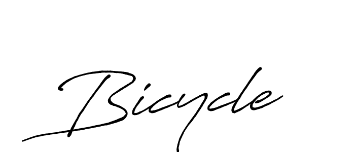 Make a beautiful signature design for name Bicycle. With this signature (Antro_Vectra_Bolder) style, you can create a handwritten signature for free. Bicycle signature style 7 images and pictures png