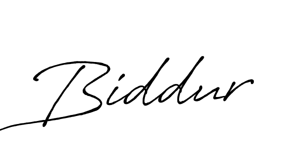 Create a beautiful signature design for name Biddur. With this signature (Antro_Vectra_Bolder) fonts, you can make a handwritten signature for free. Biddur signature style 7 images and pictures png