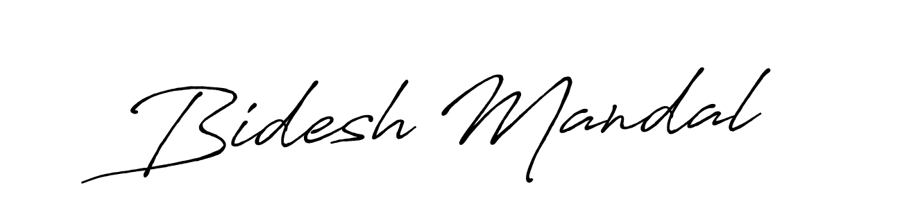 Make a beautiful signature design for name Bidesh Mandal. Use this online signature maker to create a handwritten signature for free. Bidesh Mandal signature style 7 images and pictures png