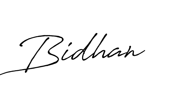 How to make Bidhan name signature. Use Antro_Vectra_Bolder style for creating short signs online. This is the latest handwritten sign. Bidhan signature style 7 images and pictures png