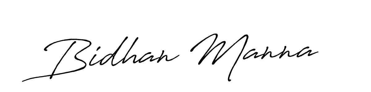 The best way (Antro_Vectra_Bolder) to make a short signature is to pick only two or three words in your name. The name Bidhan Manna include a total of six letters. For converting this name. Bidhan Manna signature style 7 images and pictures png