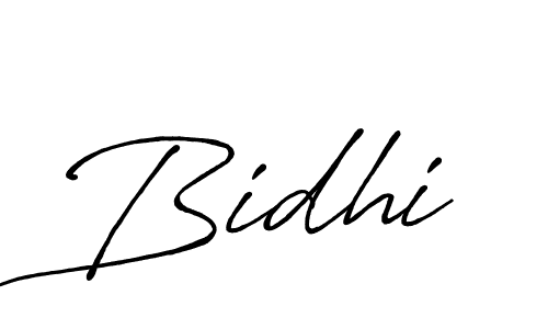 Similarly Antro_Vectra_Bolder is the best handwritten signature design. Signature creator online .You can use it as an online autograph creator for name Bidhi. Bidhi signature style 7 images and pictures png