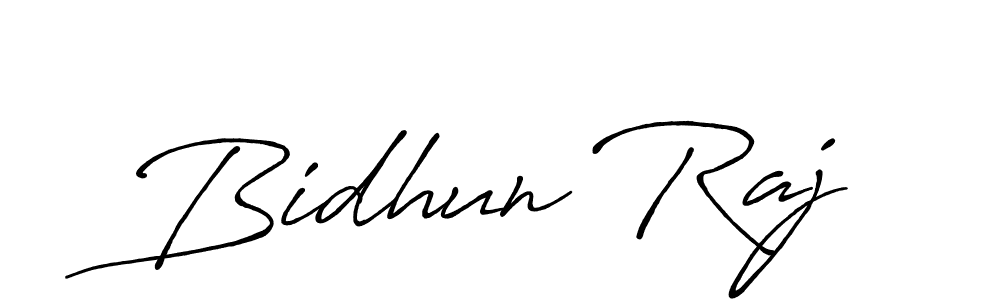You should practise on your own different ways (Antro_Vectra_Bolder) to write your name (Bidhun Raj) in signature. don't let someone else do it for you. Bidhun Raj signature style 7 images and pictures png
