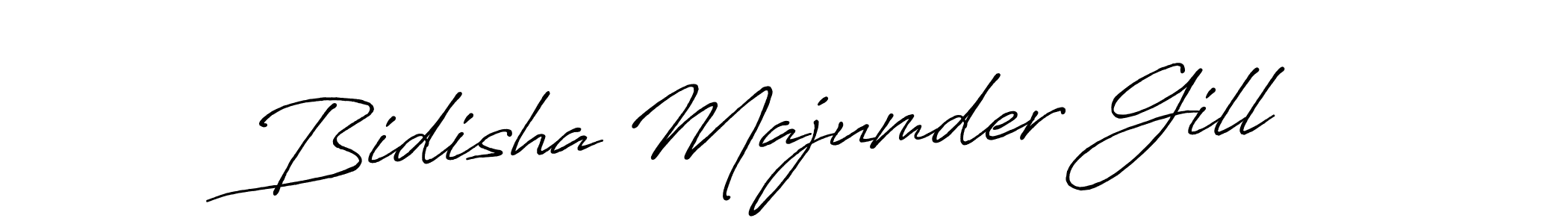 Design your own signature with our free online signature maker. With this signature software, you can create a handwritten (Antro_Vectra_Bolder) signature for name Bidisha Majumder Gill. Bidisha Majumder Gill signature style 7 images and pictures png