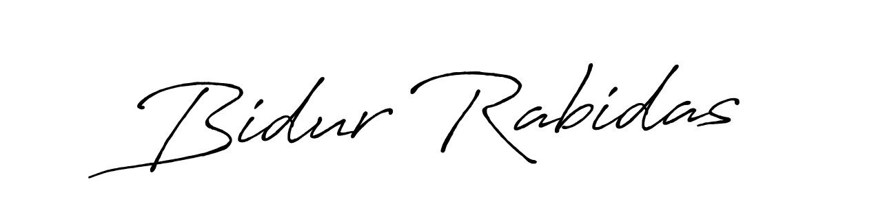 Use a signature maker to create a handwritten signature online. With this signature software, you can design (Antro_Vectra_Bolder) your own signature for name Bidur Rabidas. Bidur Rabidas signature style 7 images and pictures png