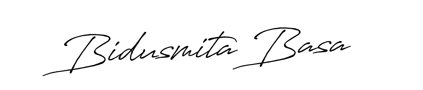 You should practise on your own different ways (Antro_Vectra_Bolder) to write your name (Bidusmita Basa) in signature. don't let someone else do it for you. Bidusmita Basa signature style 7 images and pictures png