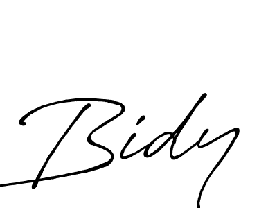 Also we have Bidy name is the best signature style. Create professional handwritten signature collection using Antro_Vectra_Bolder autograph style. Bidy signature style 7 images and pictures png