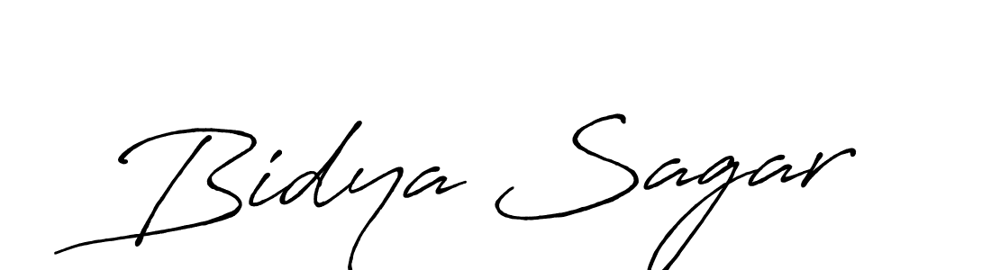 Antro_Vectra_Bolder is a professional signature style that is perfect for those who want to add a touch of class to their signature. It is also a great choice for those who want to make their signature more unique. Get Bidya Sagar name to fancy signature for free. Bidya Sagar signature style 7 images and pictures png