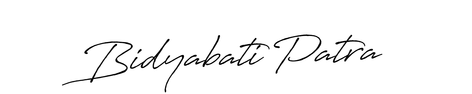 Bidyabati Patra stylish signature style. Best Handwritten Sign (Antro_Vectra_Bolder) for my name. Handwritten Signature Collection Ideas for my name Bidyabati Patra. Bidyabati Patra signature style 7 images and pictures png