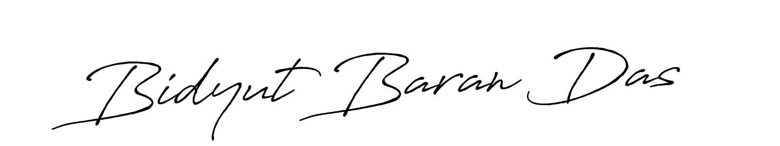 How to make Bidyut Baran Das name signature. Use Antro_Vectra_Bolder style for creating short signs online. This is the latest handwritten sign. Bidyut Baran Das signature style 7 images and pictures png