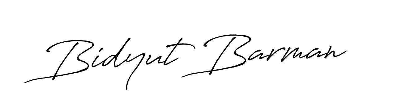 How to make Bidyut Barman signature? Antro_Vectra_Bolder is a professional autograph style. Create handwritten signature for Bidyut Barman name. Bidyut Barman signature style 7 images and pictures png