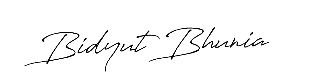 It looks lik you need a new signature style for name Bidyut Bhunia. Design unique handwritten (Antro_Vectra_Bolder) signature with our free signature maker in just a few clicks. Bidyut Bhunia signature style 7 images and pictures png