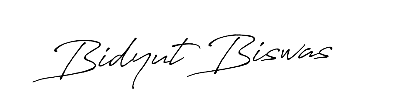 Design your own signature with our free online signature maker. With this signature software, you can create a handwritten (Antro_Vectra_Bolder) signature for name Bidyut Biswas. Bidyut Biswas signature style 7 images and pictures png