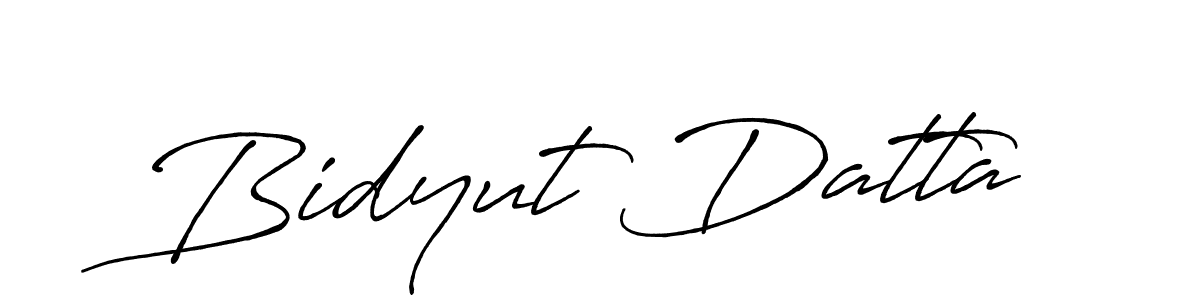 How to make Bidyut Datta name signature. Use Antro_Vectra_Bolder style for creating short signs online. This is the latest handwritten sign. Bidyut Datta signature style 7 images and pictures png