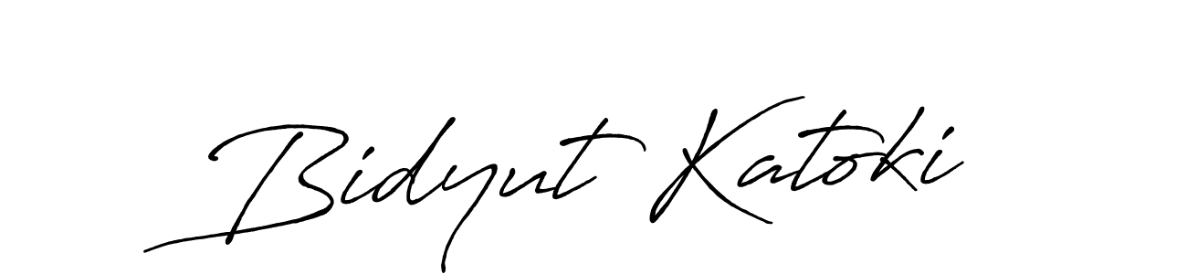 Make a beautiful signature design for name Bidyut Katoki. Use this online signature maker to create a handwritten signature for free. Bidyut Katoki signature style 7 images and pictures png