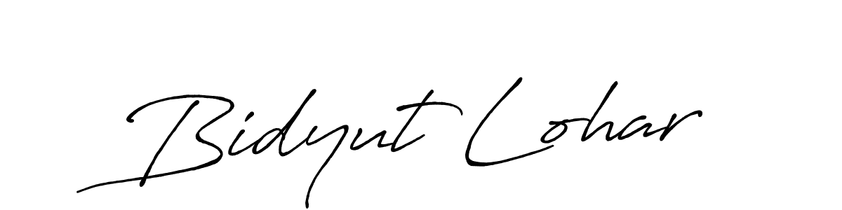 Similarly Antro_Vectra_Bolder is the best handwritten signature design. Signature creator online .You can use it as an online autograph creator for name Bidyut Lohar. Bidyut Lohar signature style 7 images and pictures png