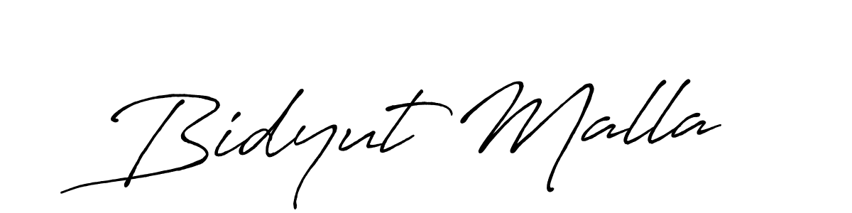 Also we have Bidyut Malla name is the best signature style. Create professional handwritten signature collection using Antro_Vectra_Bolder autograph style. Bidyut Malla signature style 7 images and pictures png