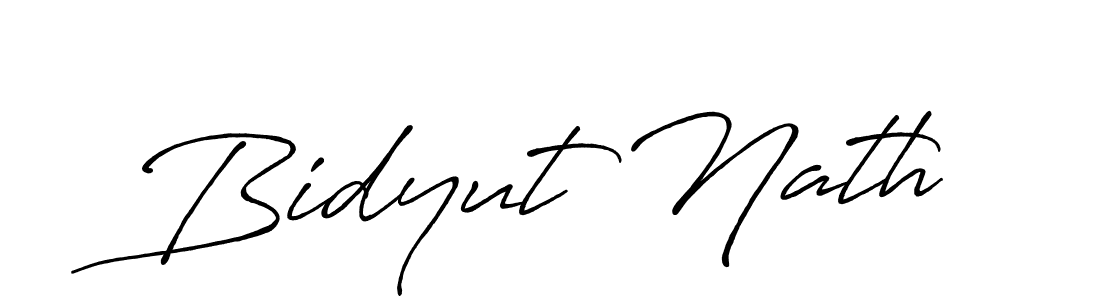 You should practise on your own different ways (Antro_Vectra_Bolder) to write your name (Bidyut Nath) in signature. don't let someone else do it for you. Bidyut Nath signature style 7 images and pictures png