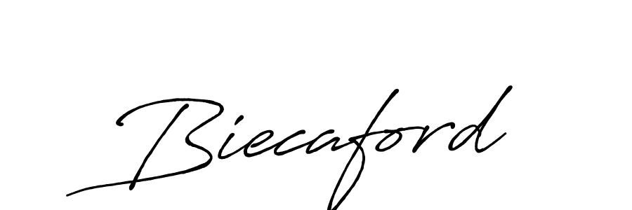 Design your own signature with our free online signature maker. With this signature software, you can create a handwritten (Antro_Vectra_Bolder) signature for name Biecaford. Biecaford signature style 7 images and pictures png