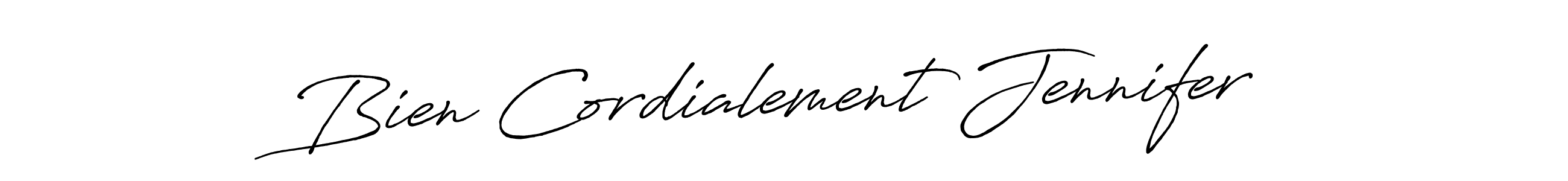 You can use this online signature creator to create a handwritten signature for the name Bien Cordialement Jennifer. This is the best online autograph maker. Bien Cordialement Jennifer signature style 7 images and pictures png