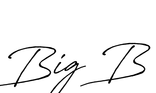 Make a beautiful signature design for name Big B. With this signature (Antro_Vectra_Bolder) style, you can create a handwritten signature for free. Big B signature style 7 images and pictures png