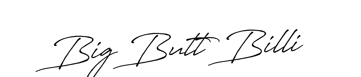 You should practise on your own different ways (Antro_Vectra_Bolder) to write your name (Big Butt Billi) in signature. don't let someone else do it for you. Big Butt Billi signature style 7 images and pictures png