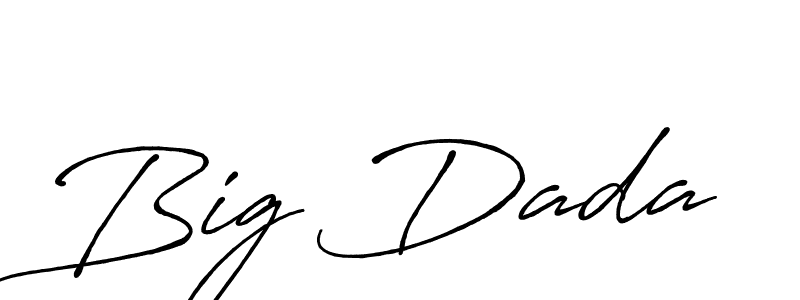 It looks lik you need a new signature style for name Big Dada. Design unique handwritten (Antro_Vectra_Bolder) signature with our free signature maker in just a few clicks. Big Dada signature style 7 images and pictures png