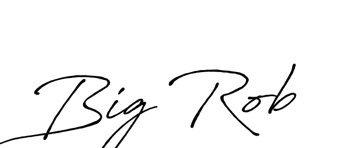 Also You can easily find your signature by using the search form. We will create Big Rob name handwritten signature images for you free of cost using Antro_Vectra_Bolder sign style. Big Rob signature style 7 images and pictures png
