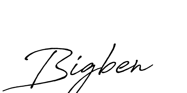 Best and Professional Signature Style for Bigben. Antro_Vectra_Bolder Best Signature Style Collection. Bigben signature style 7 images and pictures png