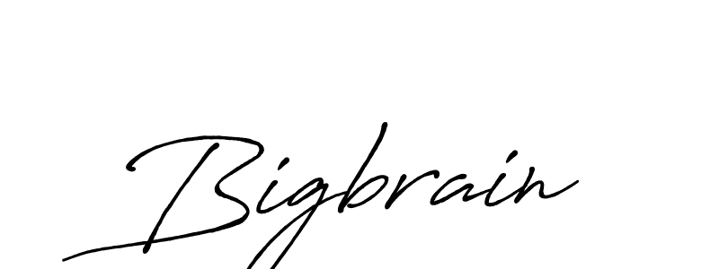 Make a beautiful signature design for name Bigbrain. Use this online signature maker to create a handwritten signature for free. Bigbrain signature style 7 images and pictures png