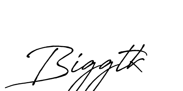 You should practise on your own different ways (Antro_Vectra_Bolder) to write your name (Biggtk) in signature. don't let someone else do it for you. Biggtk signature style 7 images and pictures png